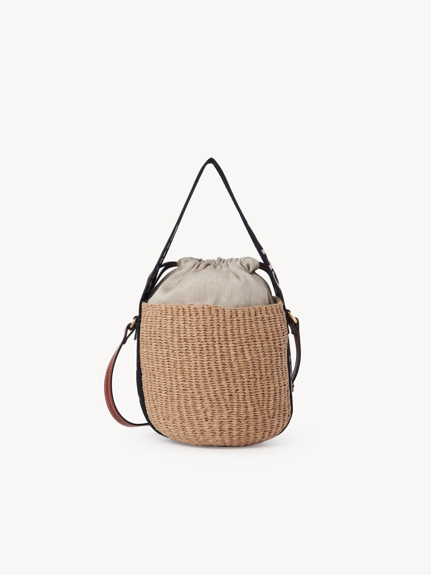 Small Woody basket in natural fibers - 6