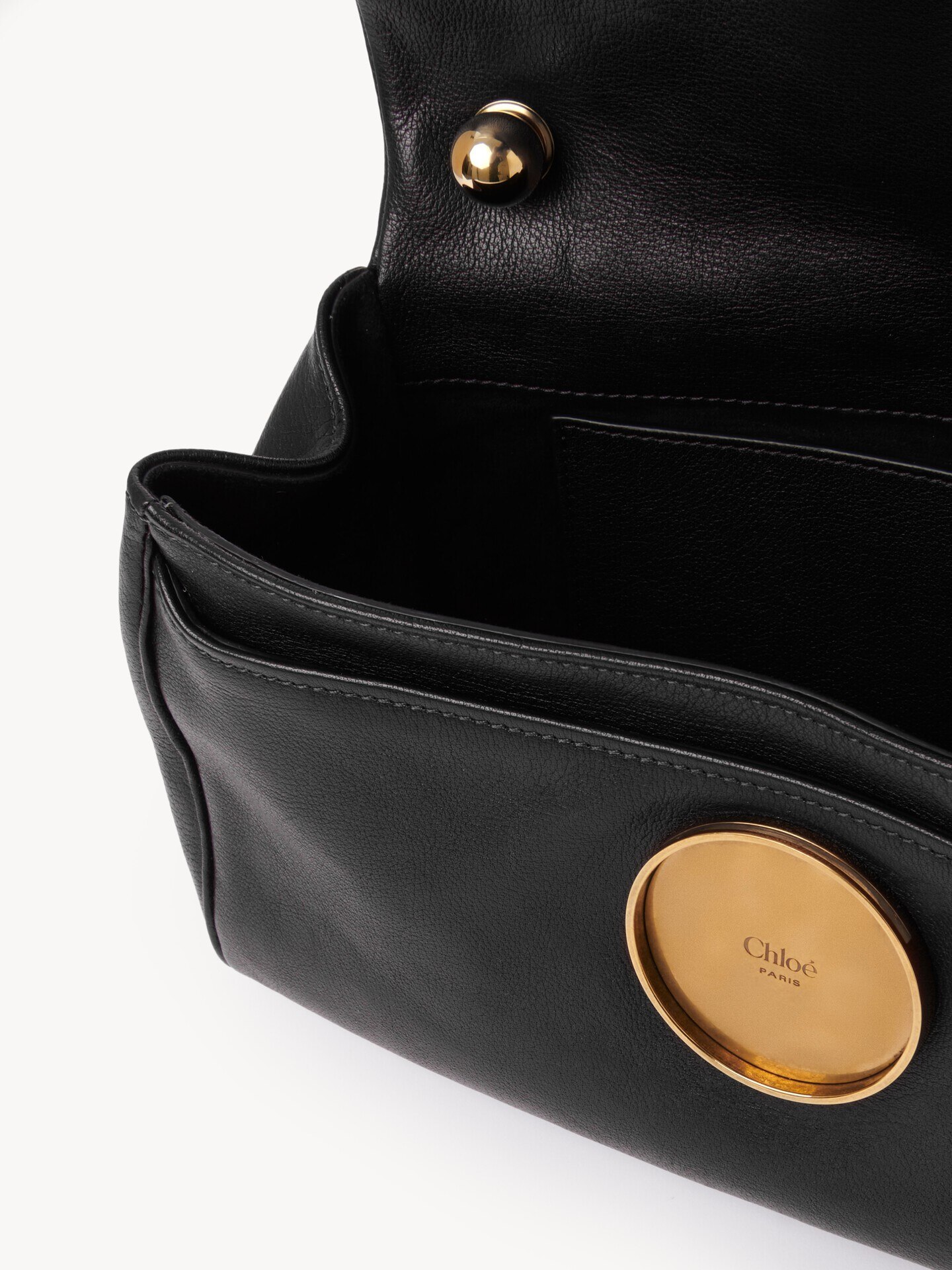Sac port&eacute; &eacute;paule Chlo&eacute; Heritage en cuir grain&eacute; - 5