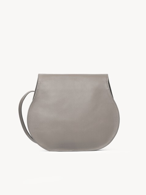 Bolso saddle Marcie de cuero granulado