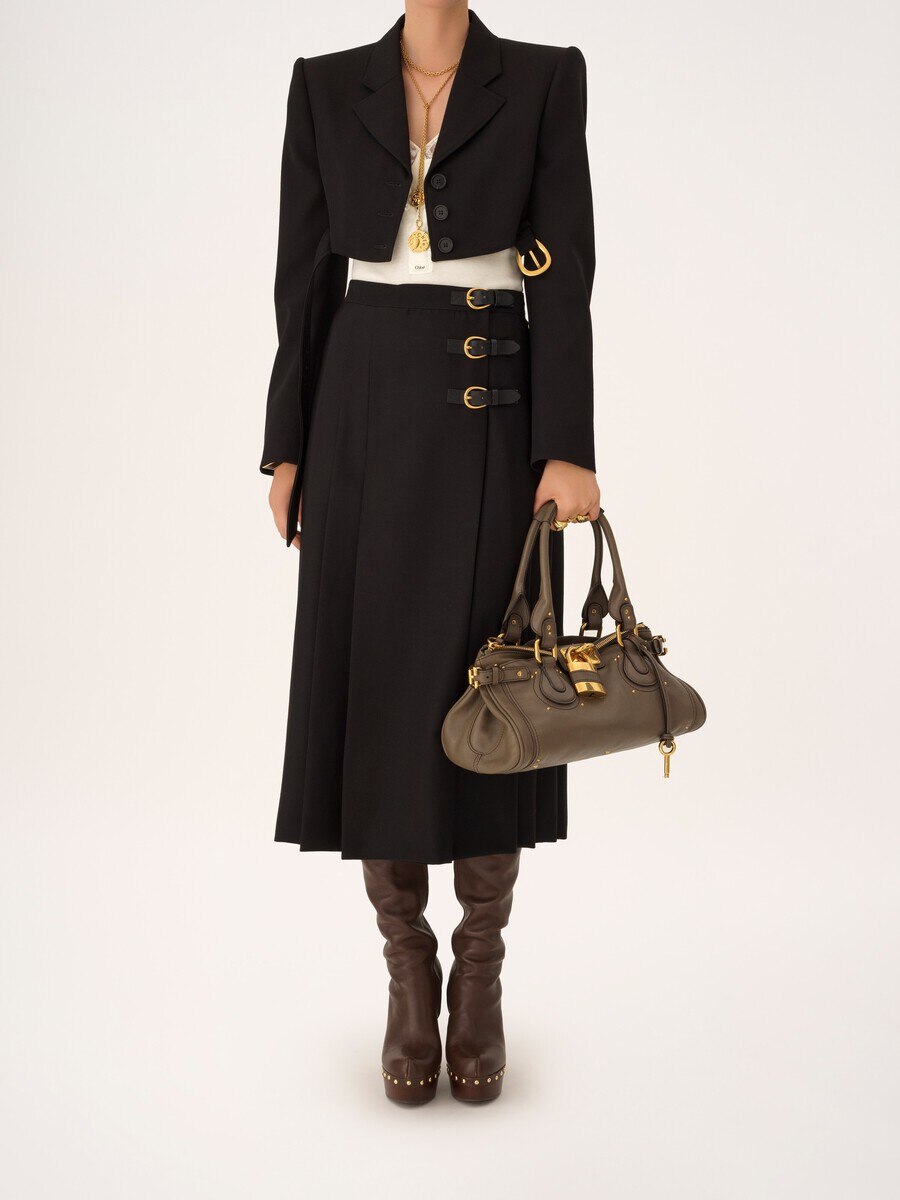 Sac Paddington en cuir grain&eacute; - 10
