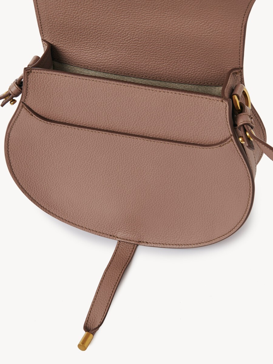Sac port&eacute; &eacute;paule Marcie en cuir grain&eacute; - 8