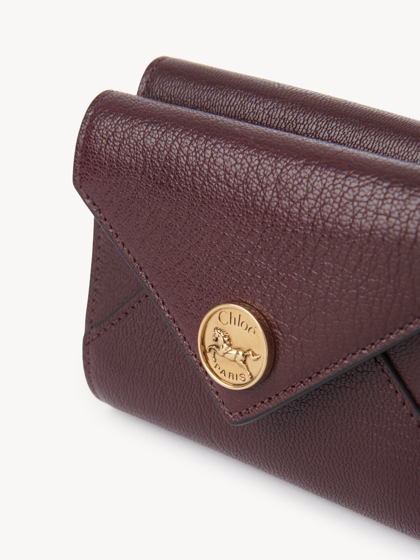 Small Envelope tri-fold in grained leather - 6