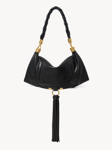 Small Marcie Foulard hobo bag in soft leather