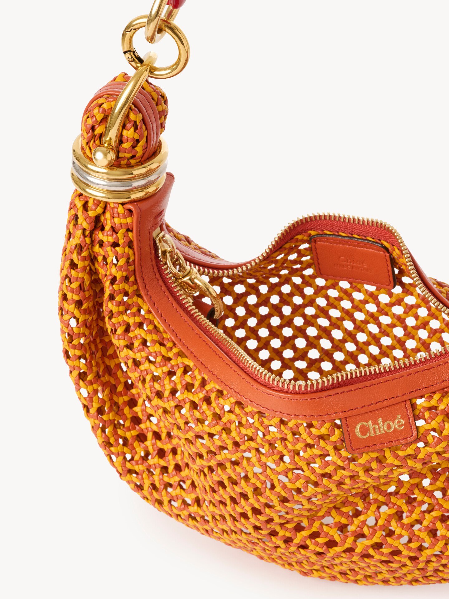 Small Bracelet Hobo bag in braided leather - 6