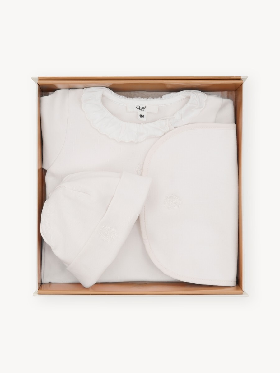 Baby gift set with pyjamas, hat & bib - 2