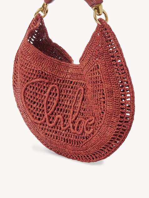 Sac hobo Summer Banana en raphia