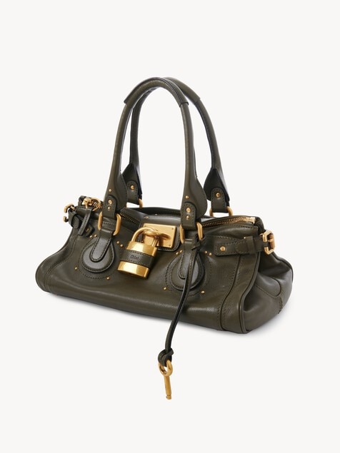 Bolso Paddington de cuero granulado