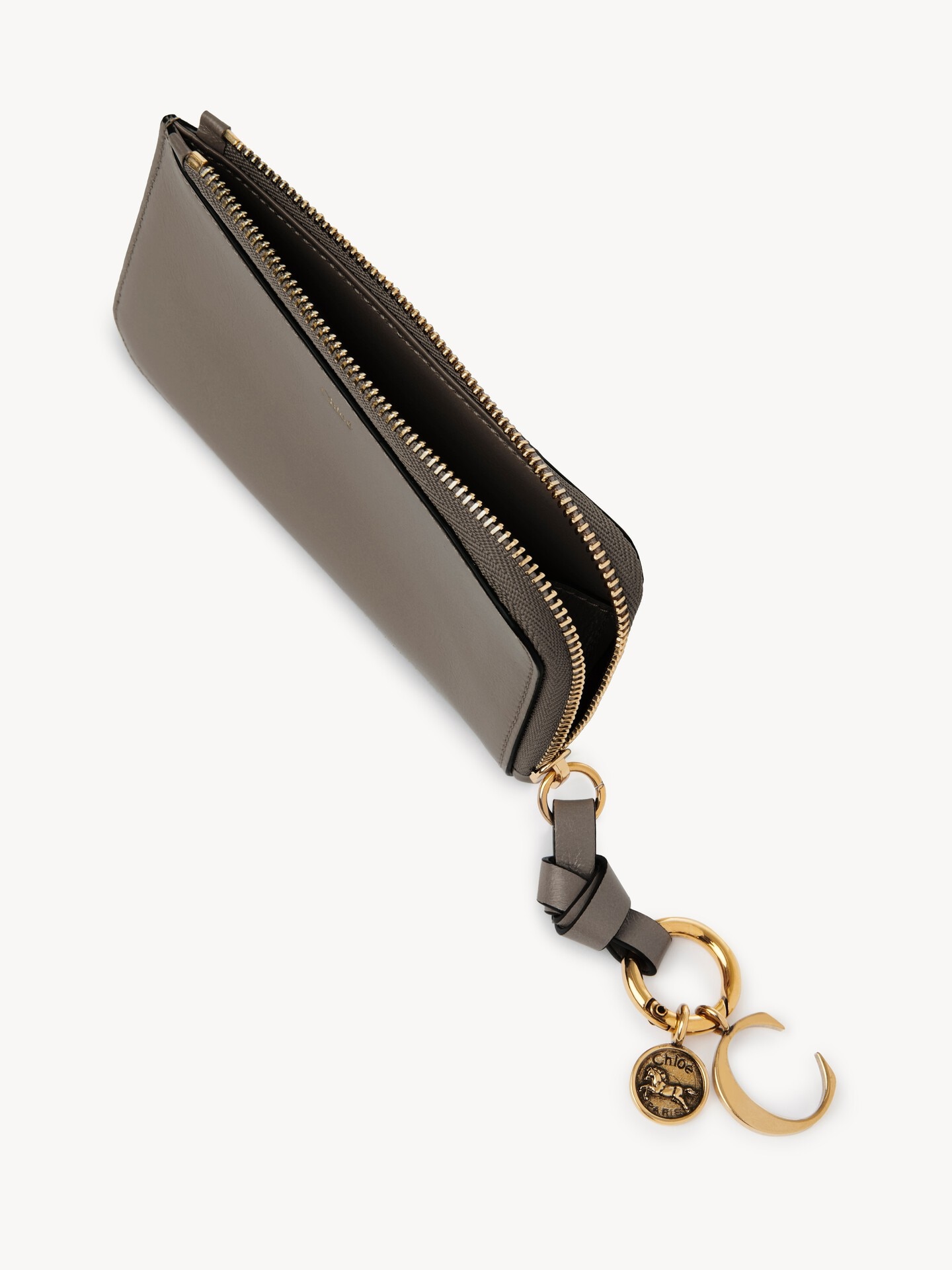 Alphabet wallet in shiny leather - 5