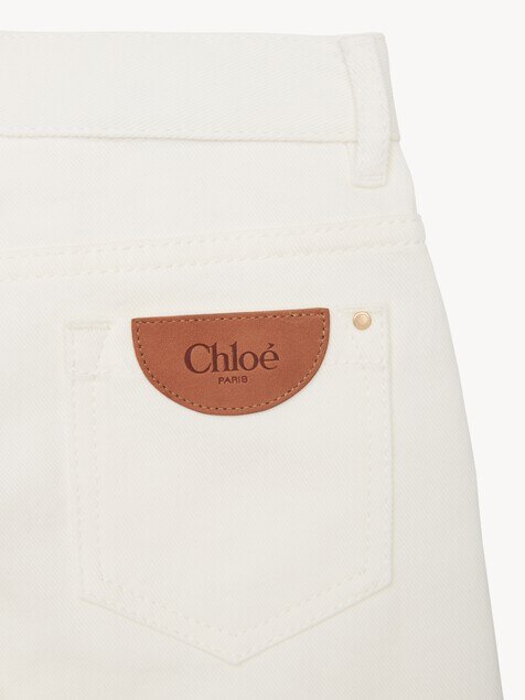 Kids' scalloped jeans