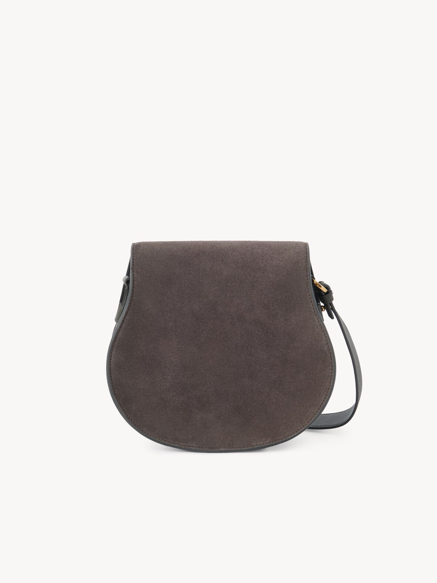 Marcie saddle bag in suede leather - 4.0