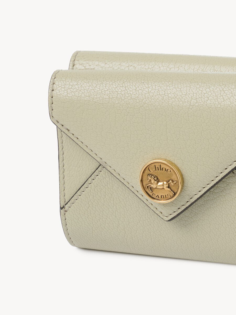 Small Envelope tri-fold in grained leather - 5