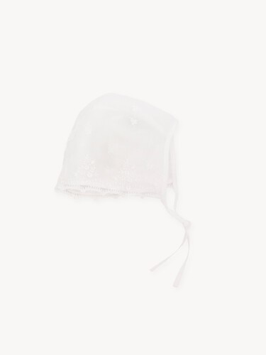 Baby gift set ceremony dress, bonnet & bloomers - 5