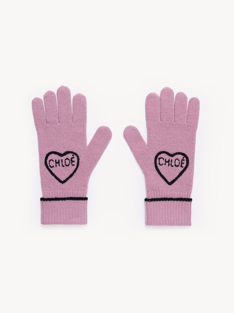 The Chlo&eacute; Encoeur gloves in wool & cashmere