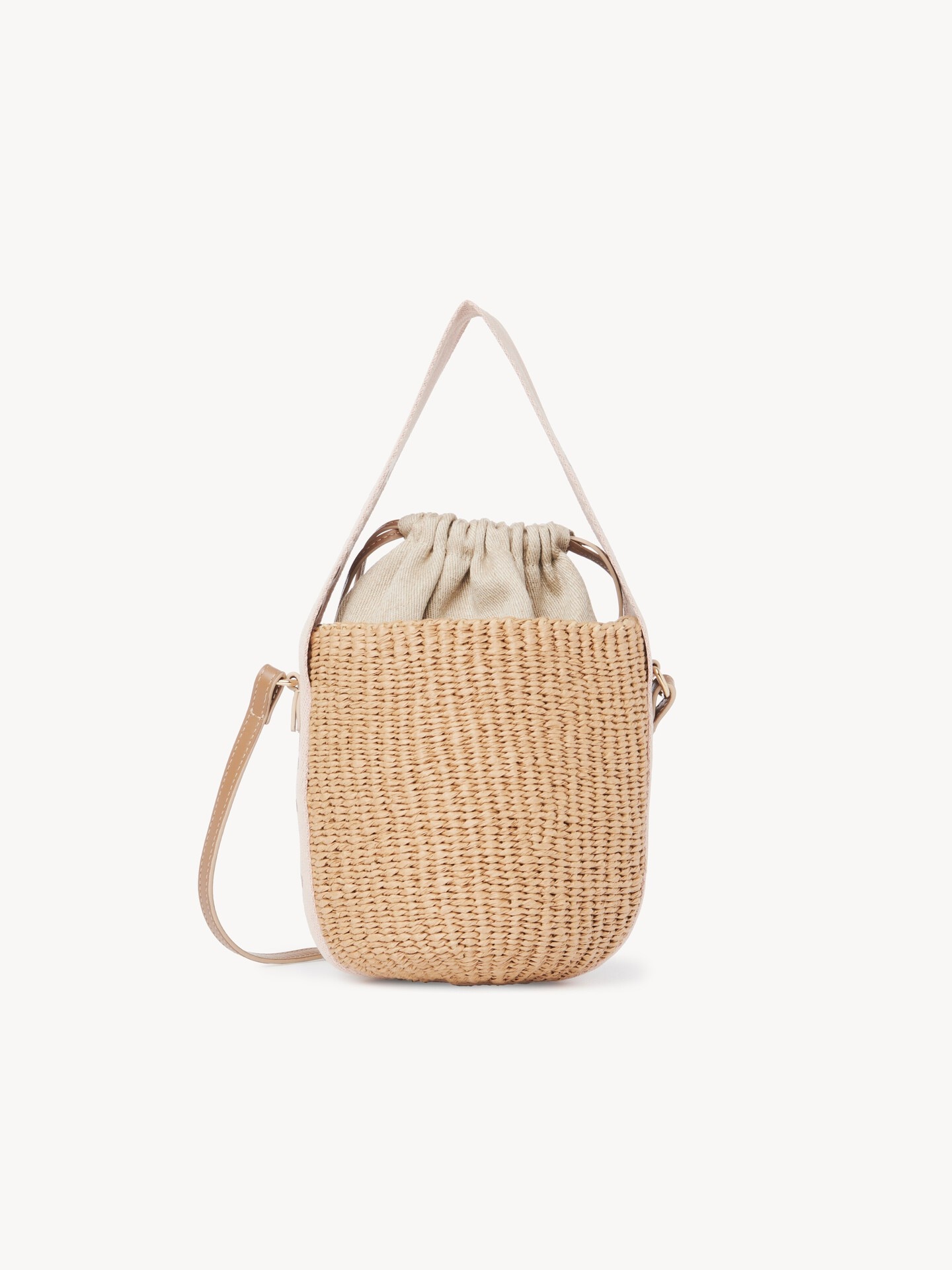 Small Woody basket in natural fibers - 6
