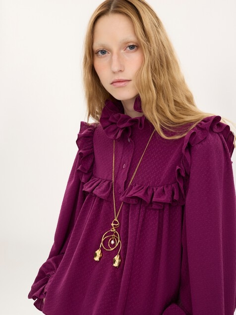 The Chlo&eacute; Tulip pendant necklace