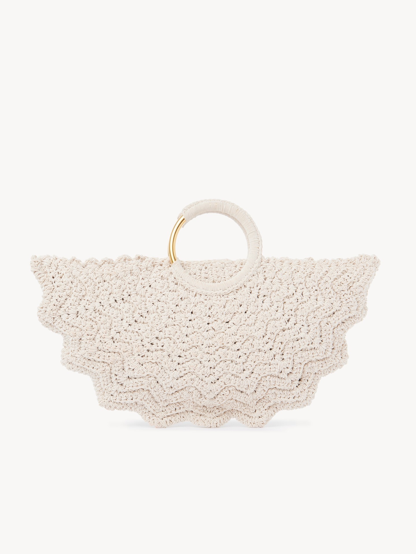 Bolso tote peque&ntilde;o Bracelet Paravent de croch&eacute; - 5