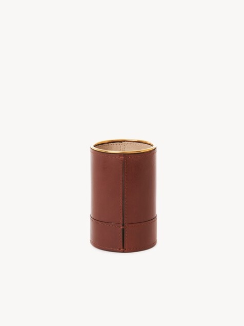 &Eacute;tui &agrave; parfum Chlo&eacute; en cuir brillant