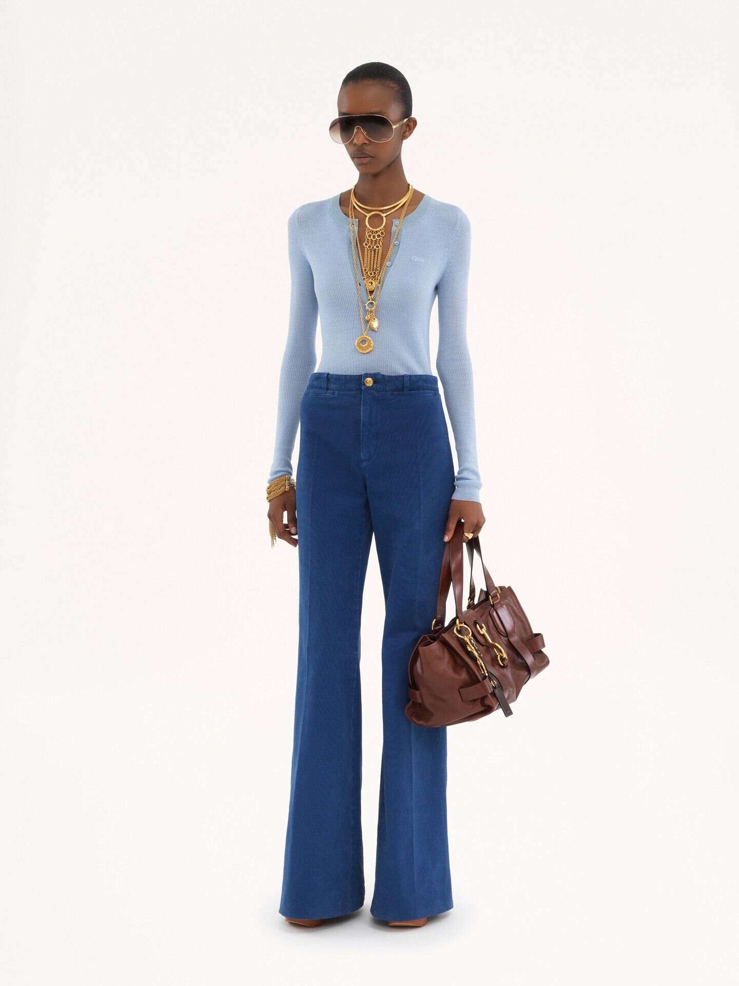 Camisa Henley de punto de lana superfina - 3