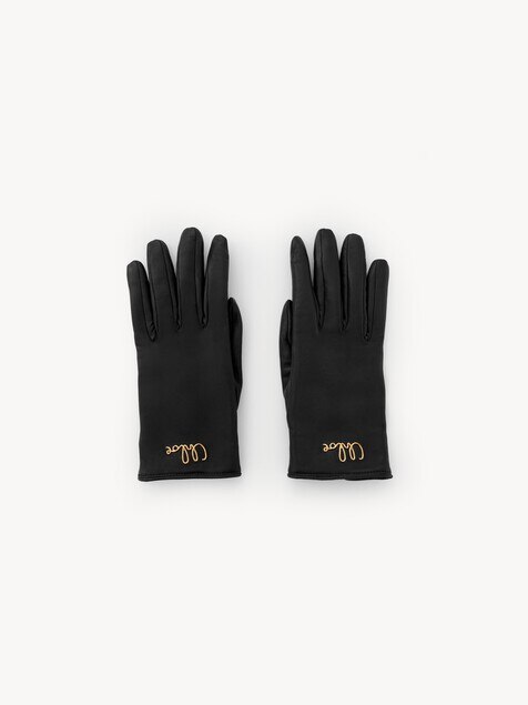 Gants Chlo&eacute; Iconic en cuir souple