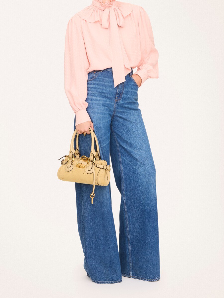 Small Paddington bag in suede leather - 8