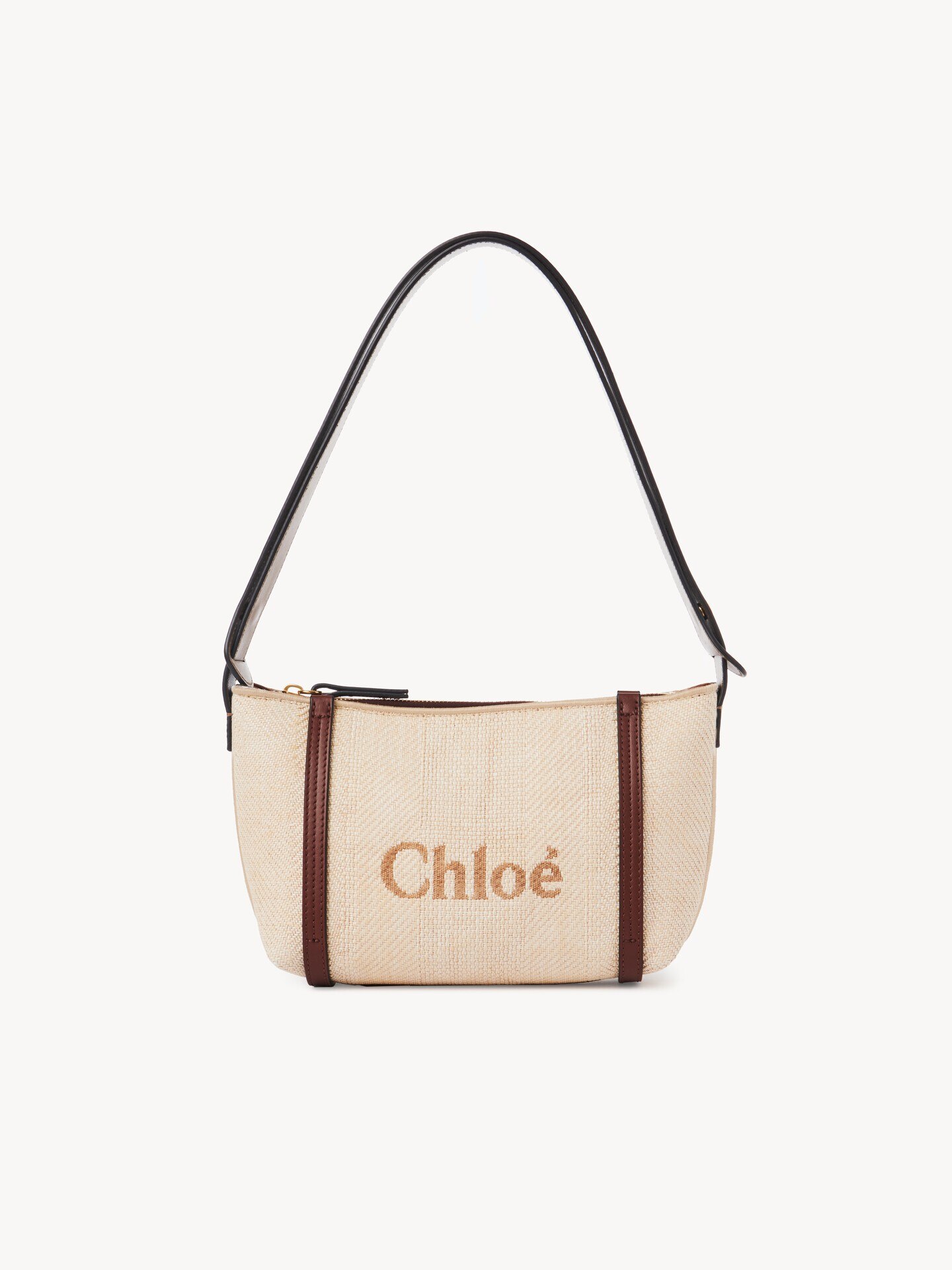 Chlo&eacute; Carry shoulder bag in raffia - 1