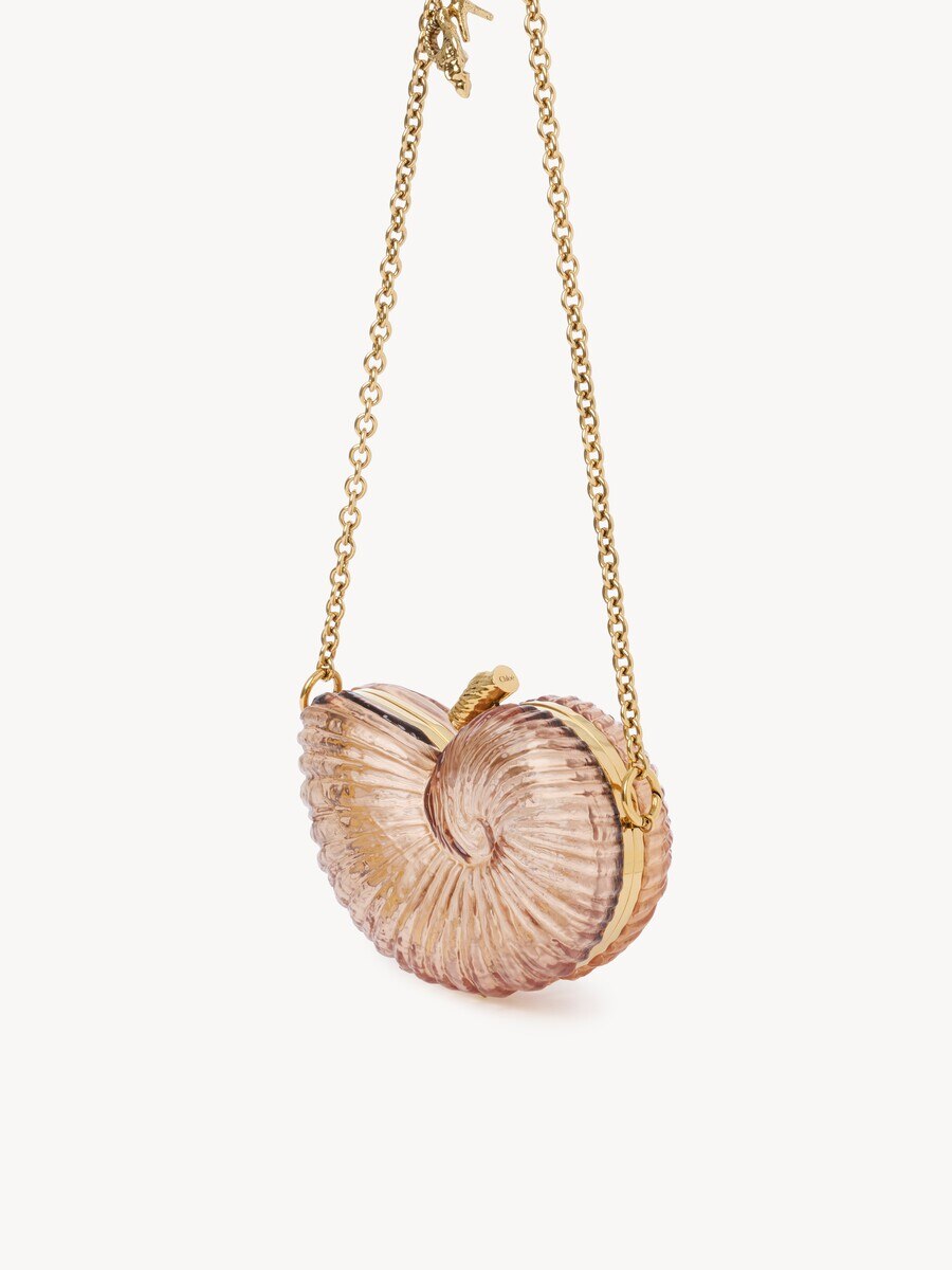 Sea Treasures shell minaudi&egrave;re in plexiglass - 4