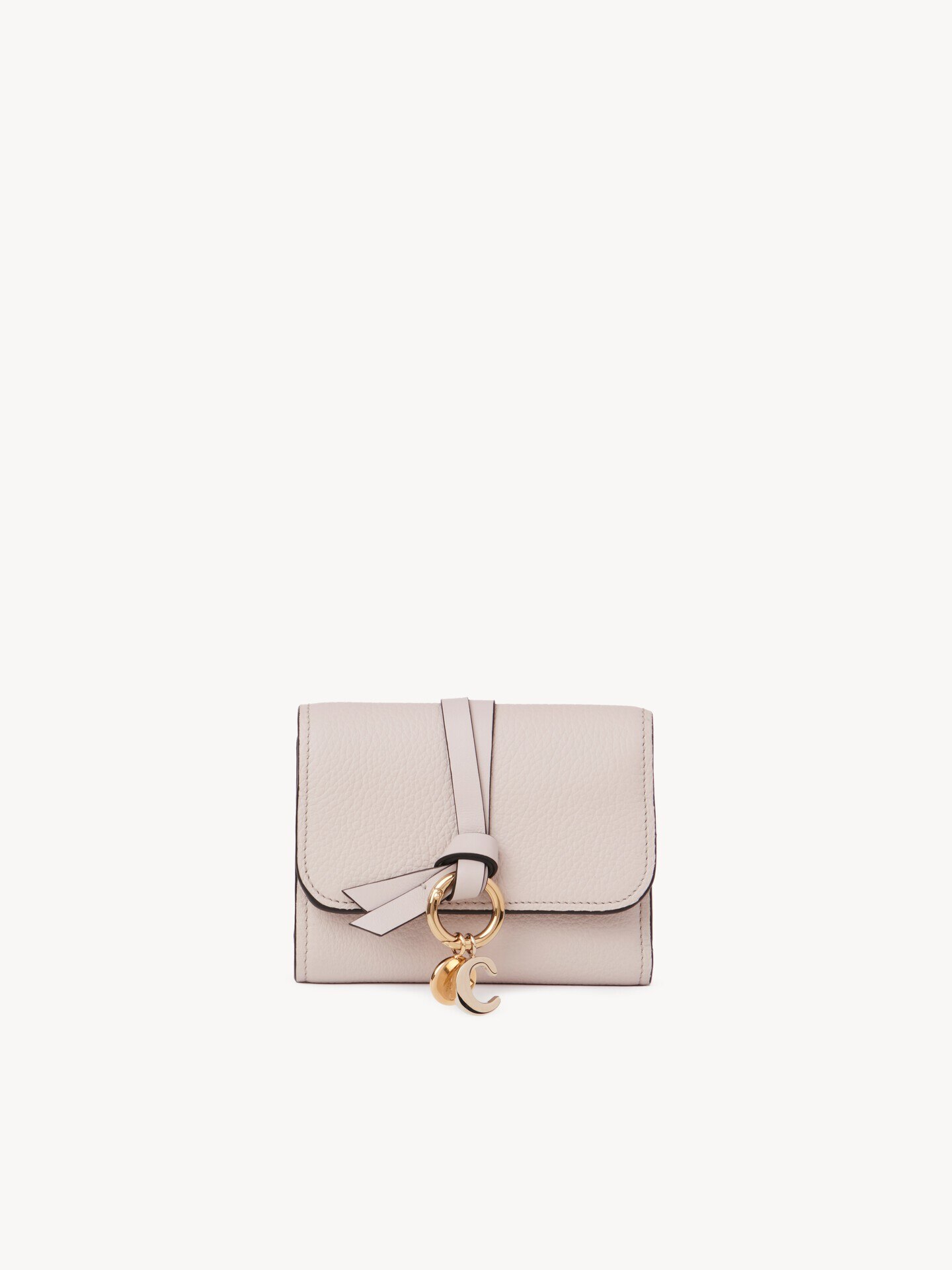 Small Alphabet tri-fold in grained leather - 1.0
