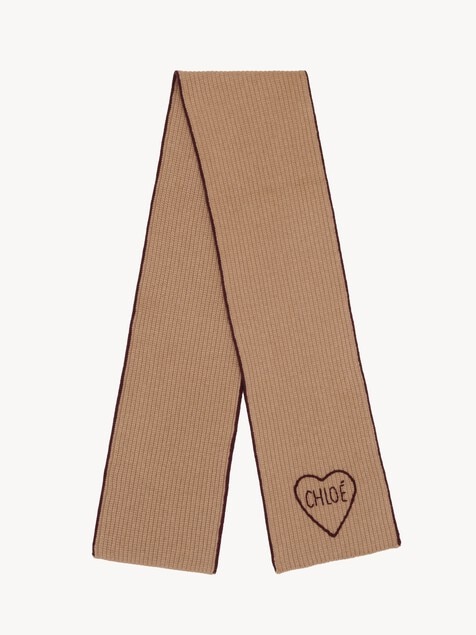 The Chlo&eacute; Encoeur scarf in wool & cashmere