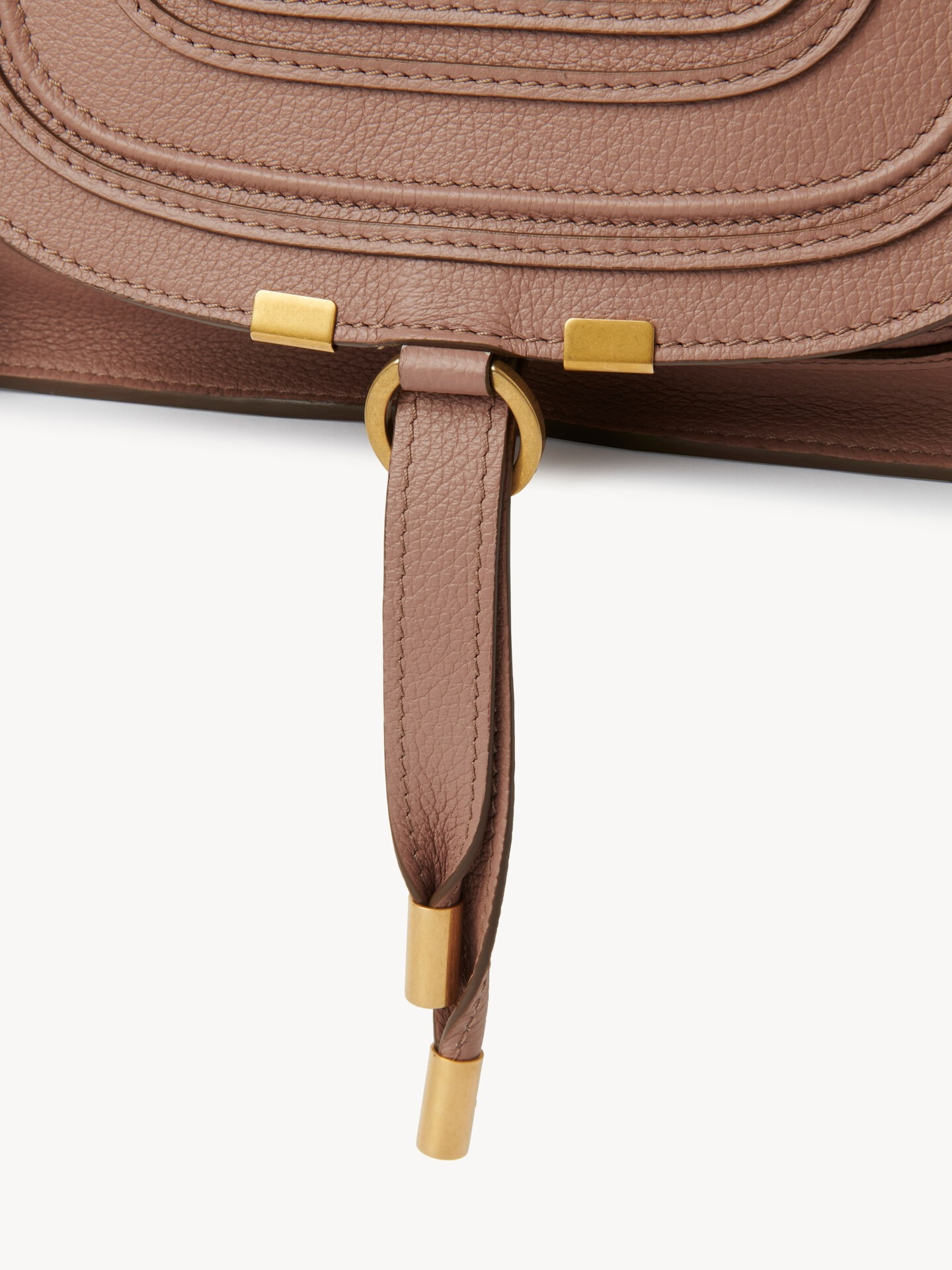 Small Marcie bag in grained leather - 7.0