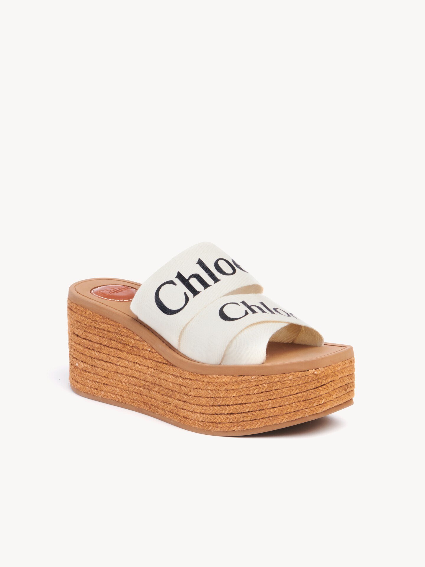 Woodyウェッジエスパドリーユ 白 - Chloé