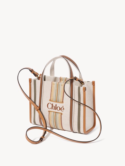 Small Woody Loop tote bag in canvas