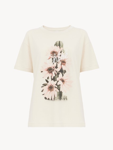 Generous logo T-shirt in cotton jersey