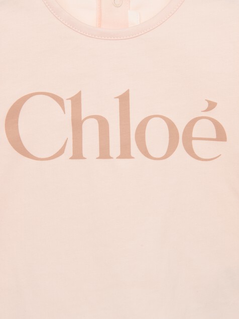 Kids' long-sleeve logo top