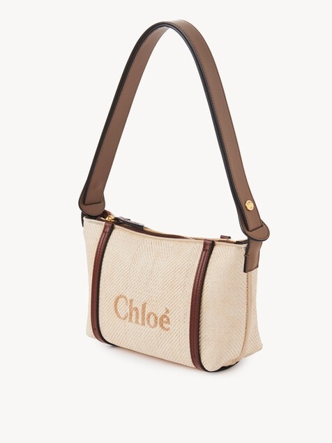 Sac port&eacute; &eacute;paule Chlo&eacute; Carry en raphia