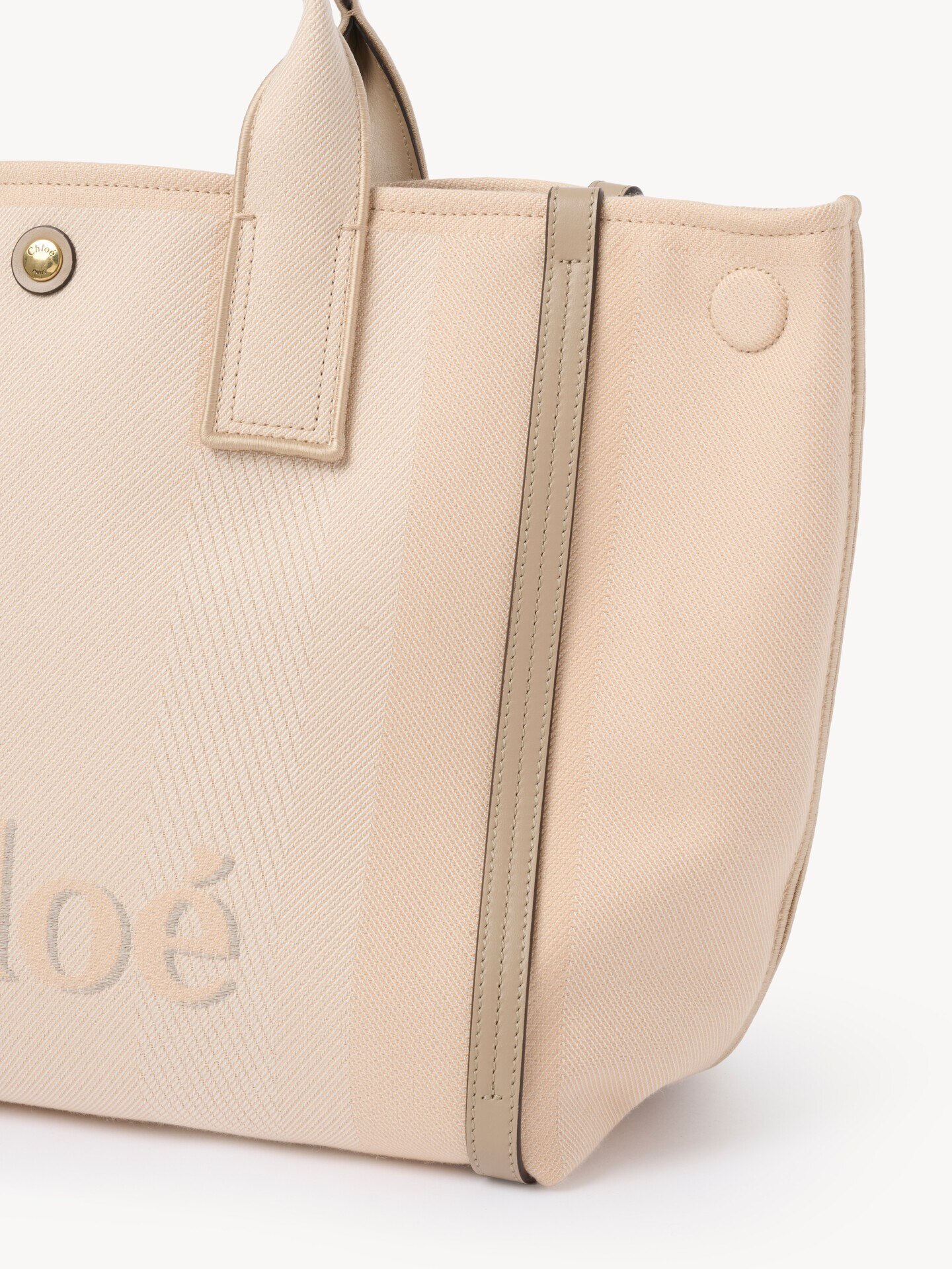 Chlo&eacute; Carry tote bag in canvas - 7