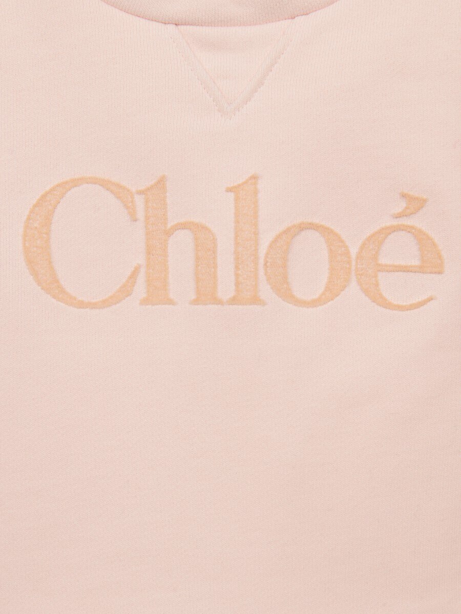 Kids' long-sleeve logo dress - 4