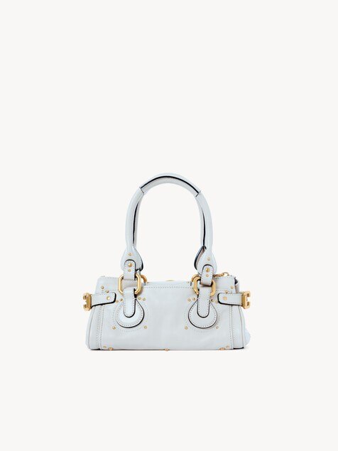 Kleine Paddington Bag aus genarbtem Leder