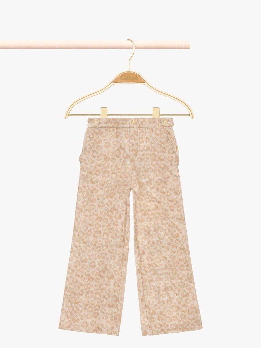 Kids' leopard-print trousers - 2