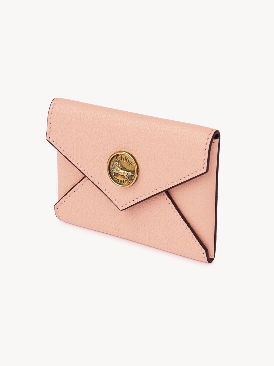 Envelope card holder in grained leather - 3