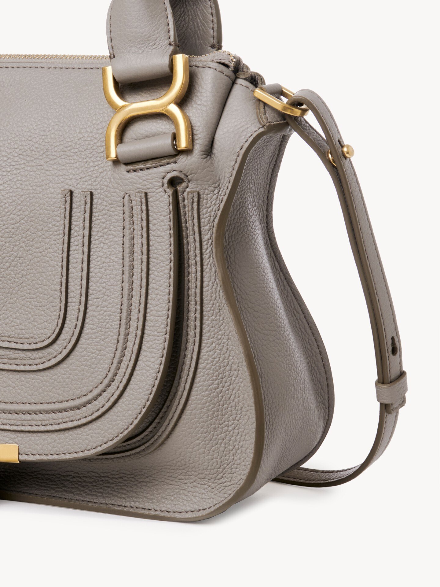 Bolso peque&ntilde;o Marcie de cuero granulado - 3.0