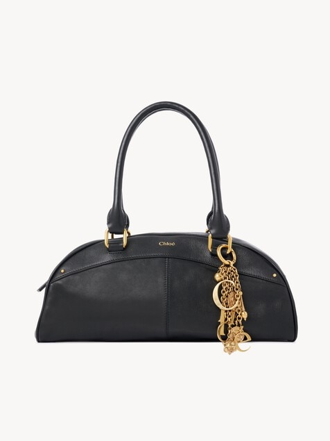 Bolso bowling Chlo&eacute; de cuero suave