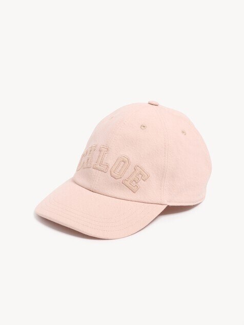 The Chlo&eacute; Signature cap in denim
