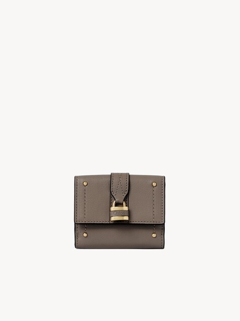 Mini Paddington tri-fold in grained leather