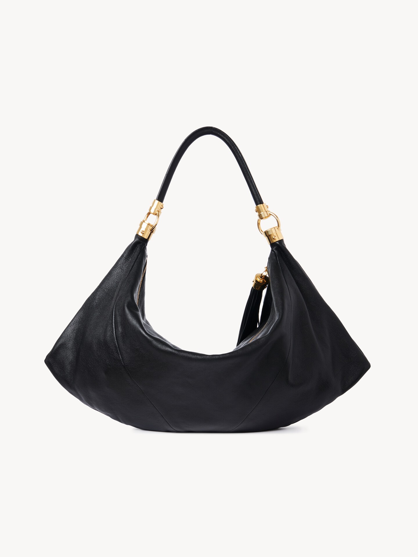 Bolso de hombro Chlo&eacute; Foulard de cuero granulado - 5
