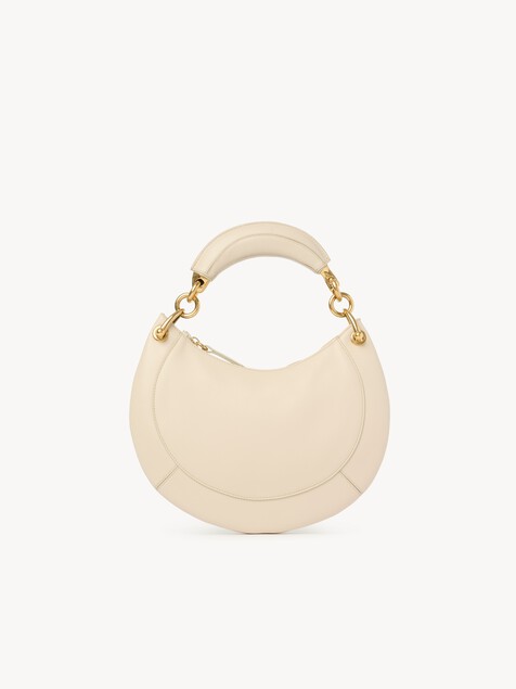 Petit sac hobo zipp&eacute; Chlo&eacute; Banana en cuir lisse
