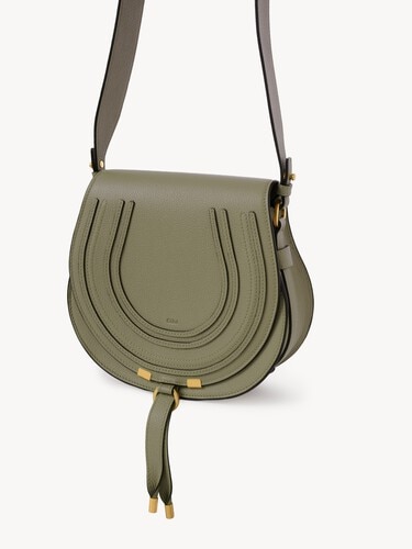 Marcie saddle bag in grained leather - 3