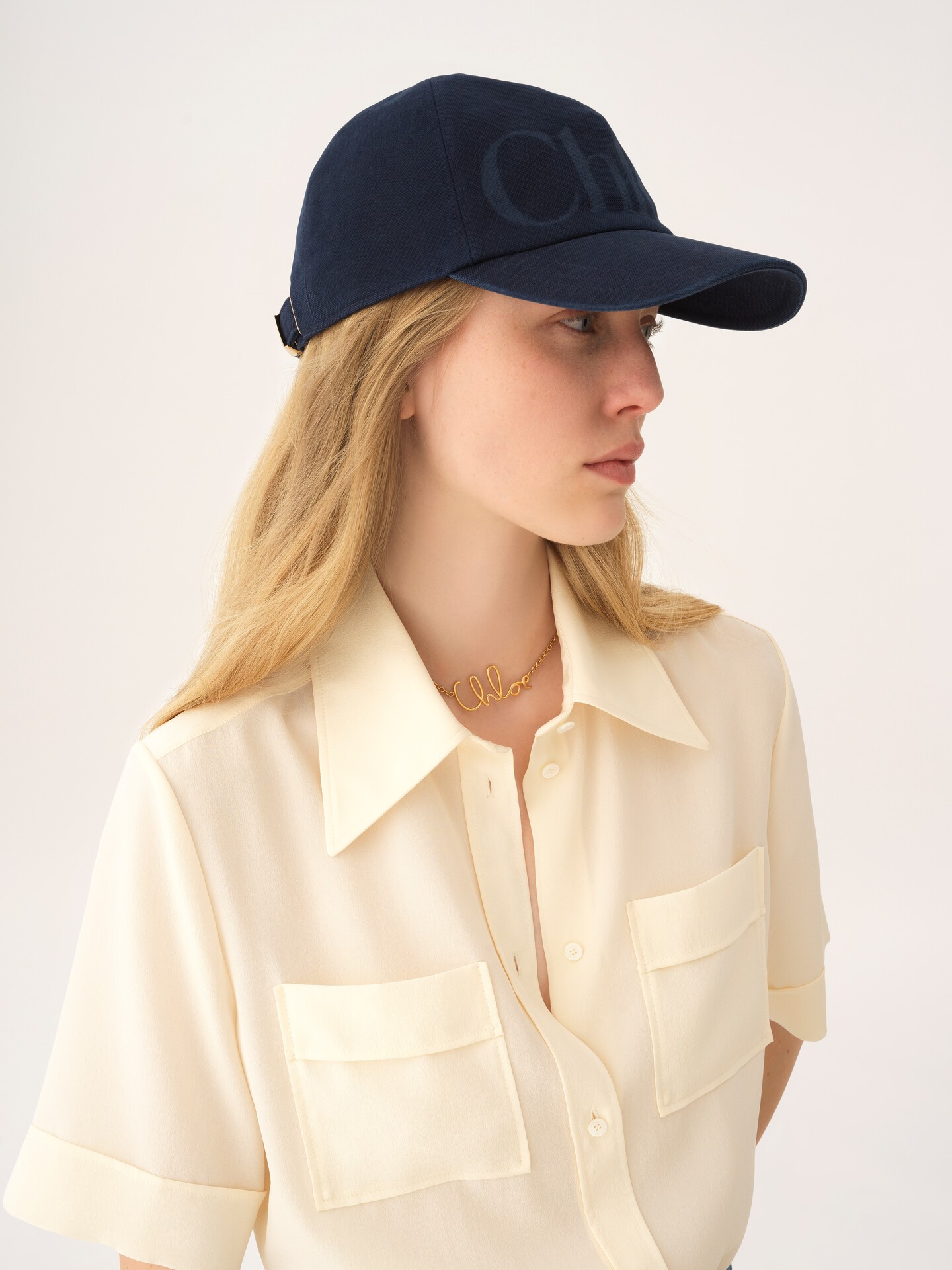The Chlo&eacute; Essentials cap in washed cotton - 5