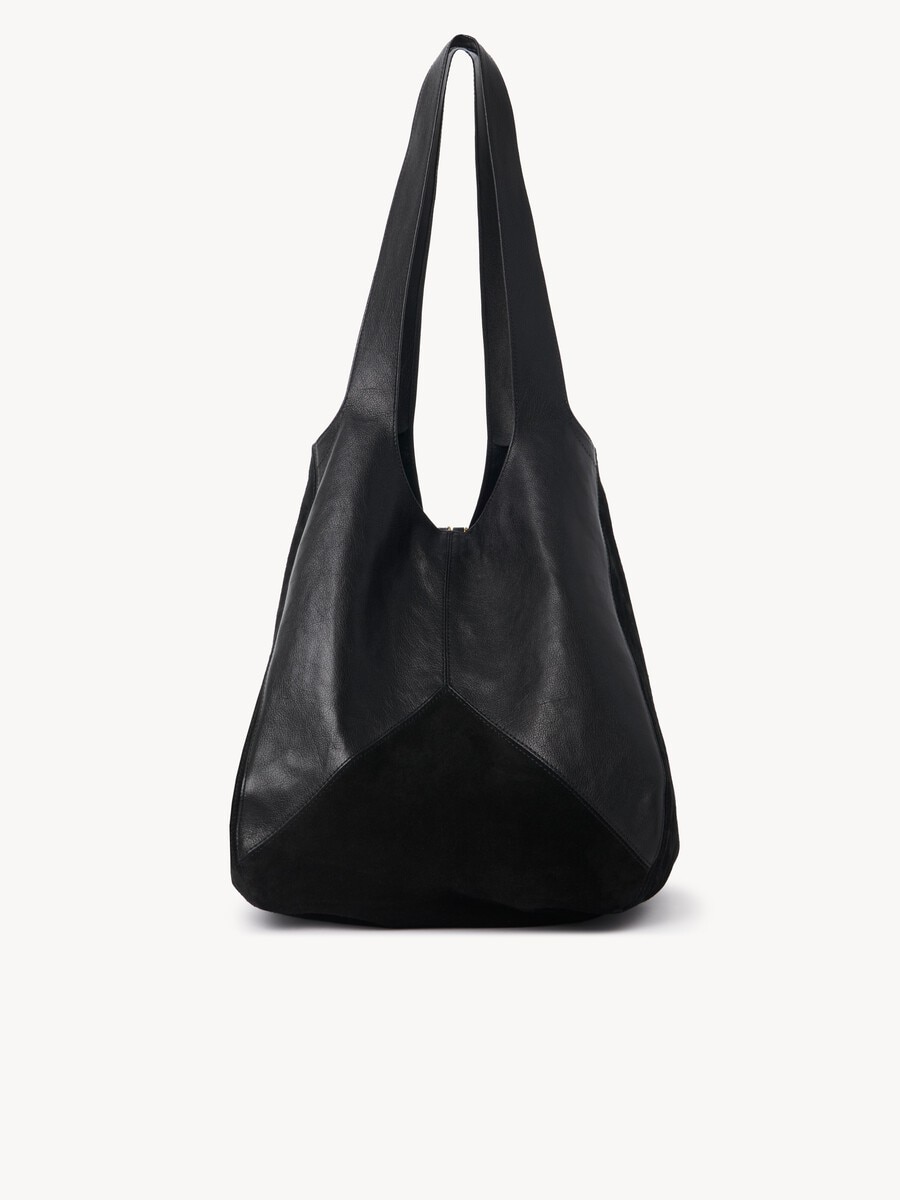 Chlo&eacute; Balloon bag in grained & suede leather - 4