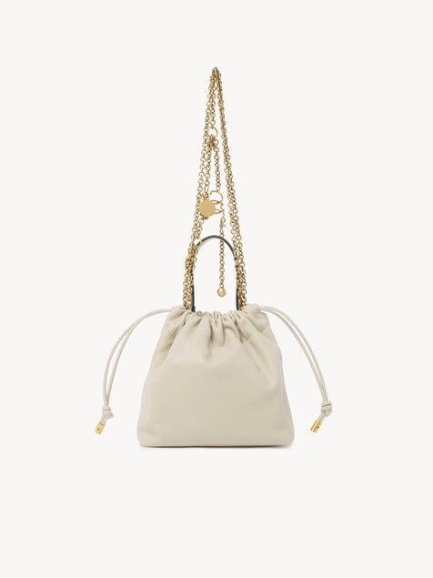 Mini sac cha&icirc;ne port&eacute; &eacute;paule Chlo&eacute; Icons en cuir lisse