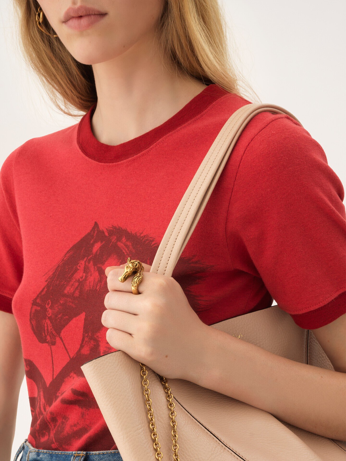 Chlo&eacute; Chain Horse Toi et Moi リング - 3